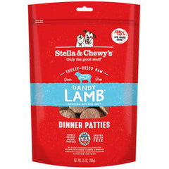 Stella & Chewy’s Dandy Lamb Dinner Patties Grain-Free Freeze-Dried Raw Dog Food