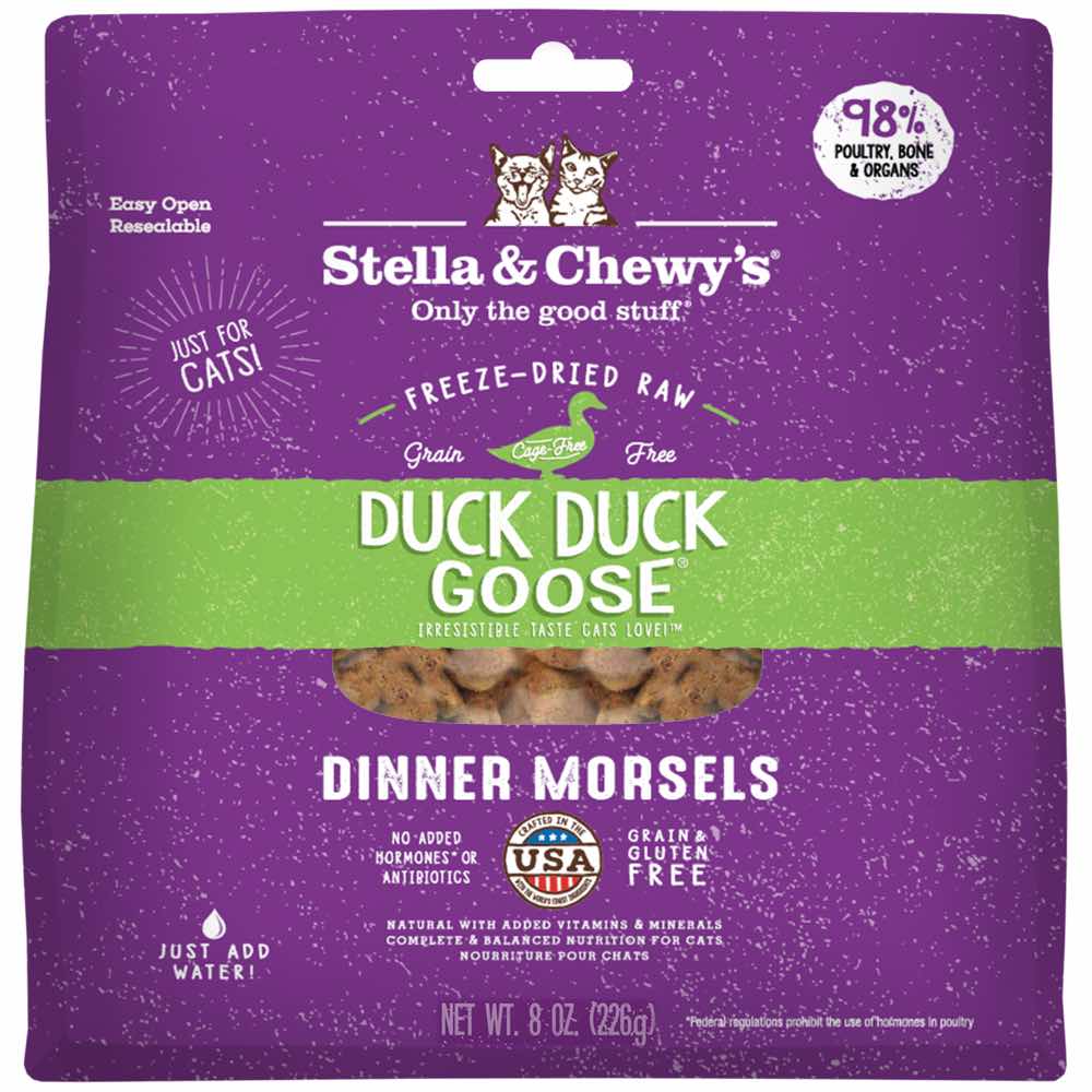 Stella & Chewy‚Äö√Ñ√¥s Duck Duck Goose Dinner Morsels Freeze-Dried Cat Food