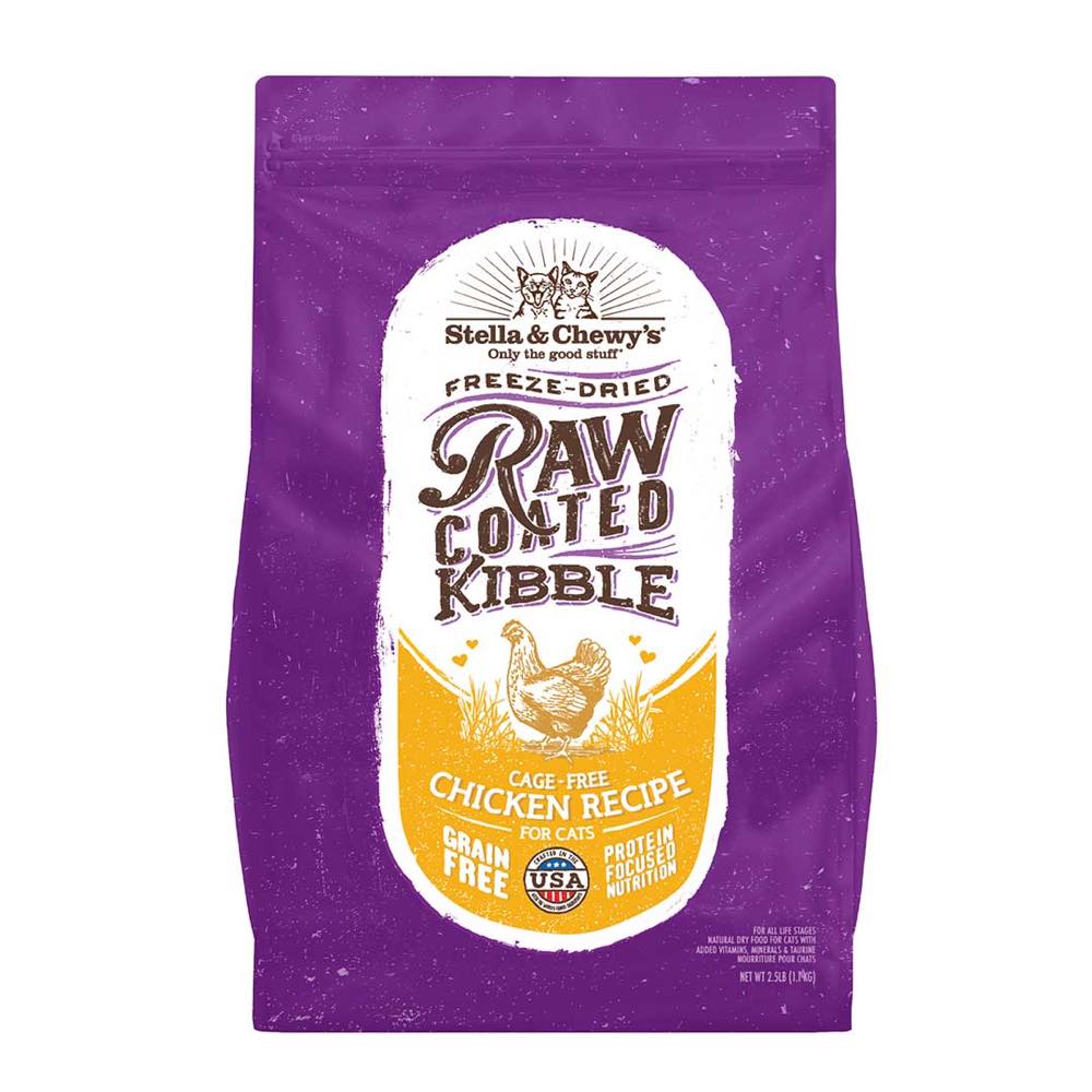 Stella & Chewy‚Äö√Ñ√¥s Freeze-Dried Raw Coated Kibble Chicken Grain-Free Dry Cat Food
