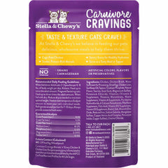 Stella & Chewy's Carnivore Cravings Morsels 'N' Gravy Chicken & Chicken Liver Grain-Free Pouch Cat Food 2.8oz