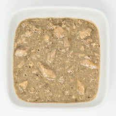 Stella & Chewy's Carnivore Cravings Savory Shreds Salmon, Tuna & Mackerel In Broth Grain-Free Pouch Cat Food 2.8oz