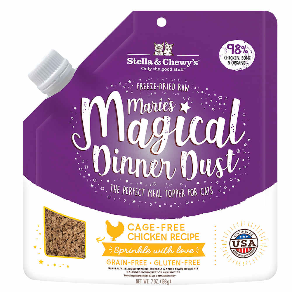 Stella & Chewy‚Äö√Ñ√¥s Marie‚Äö√Ñ√¥s Magical Dinner Dust Chicken Freeze-Dried Cat Food Topper 7oz