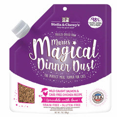 Stella & Chewy‚Äö√Ñ√¥s Marie‚Äö√Ñ√¥s Magical Dinner Dust Salmon & Chicken Freeze-Dried Cat Food Topper 7oz