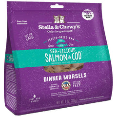 Stella & Chewy‚Äö√Ñ√¥s Sea-licious Salmon & Cod Dinner Morsels Freeze-Dried Cat Food