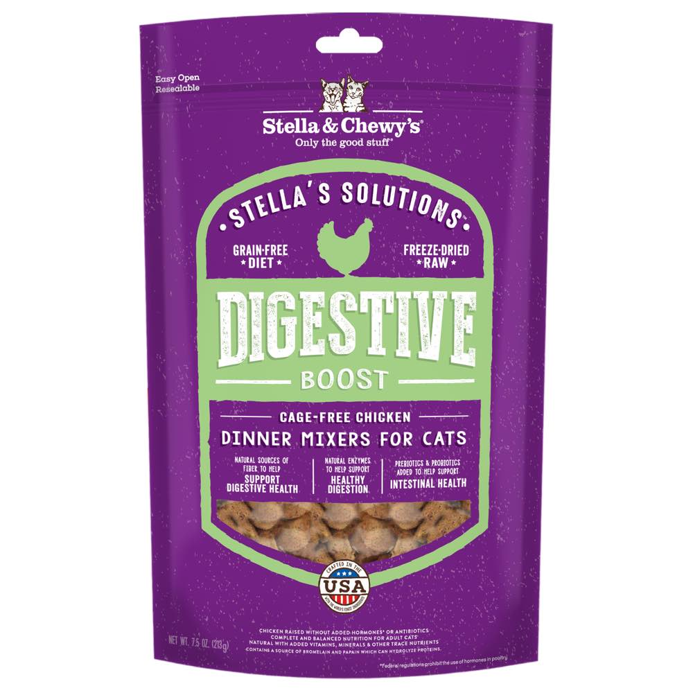 Stella & Chewy‚Äö√Ñ√¥s Stella's Solutions Digestive Boost Chicken Freeze-Dried Cat Food 7.5oz