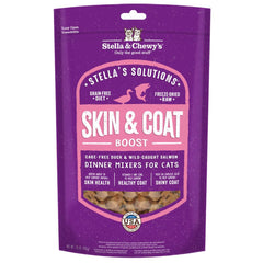 Stella & Chewy‚Äö√Ñ√¥s Stella Solutions Skin & Coat Boost Duck & Salmon Freeze-Dried Cat Food 7.5oz (Exp 6Feb26)