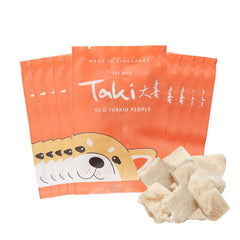 Taki Crocodile Cubes Freeze-Dried Treats For Cats & Dogs (10 Packets) 60g