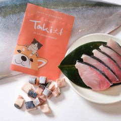 Taki Hamachi Yellowtail Fish Freeze Dried Treats For Cats & Dogs (1 Packets) 9g