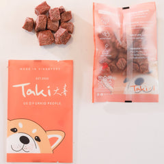 Taki Sanchoku Wagyu Beef Cubes Freeze-Dried Treats For Cats & Dogs (1 Packet) 9g