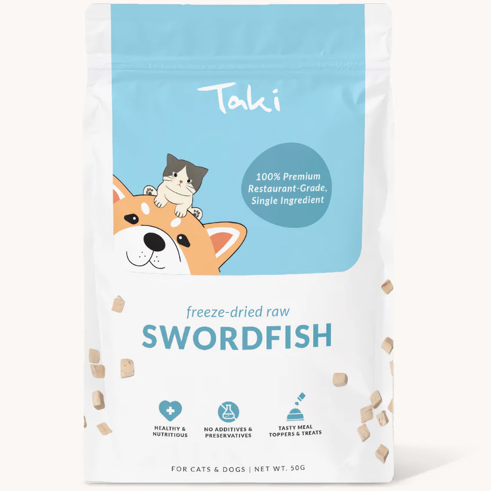 Taki Swordfish Freeze-Dried Treats For Cats & Dogs 50g