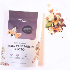 Taki Vegetables Mix Kyoto Freeze-Dried Meal Toppers For Cats & Dogs 40g