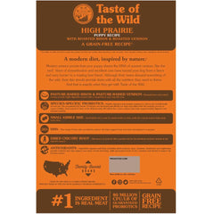 Taste Of The Wild High Prairie Puppy Bison & Venison Grain-Free Dry Dog Food