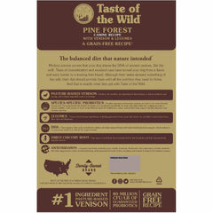 Taste of the Wild Pine Forest with Venison Grain-Free Dry Dog Food