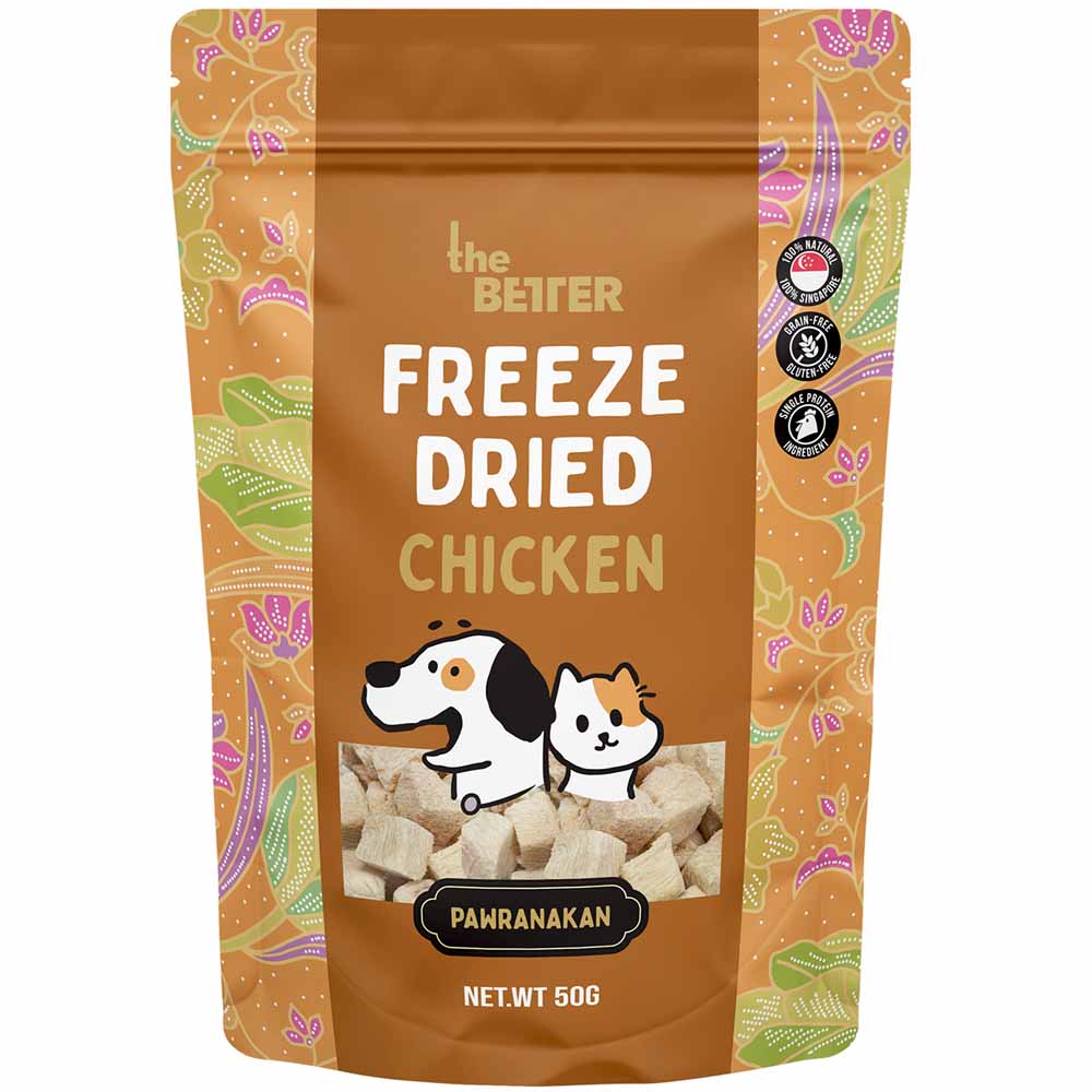 The Better Chicken Freeze Dried Treats For Cats & Dogs 50g