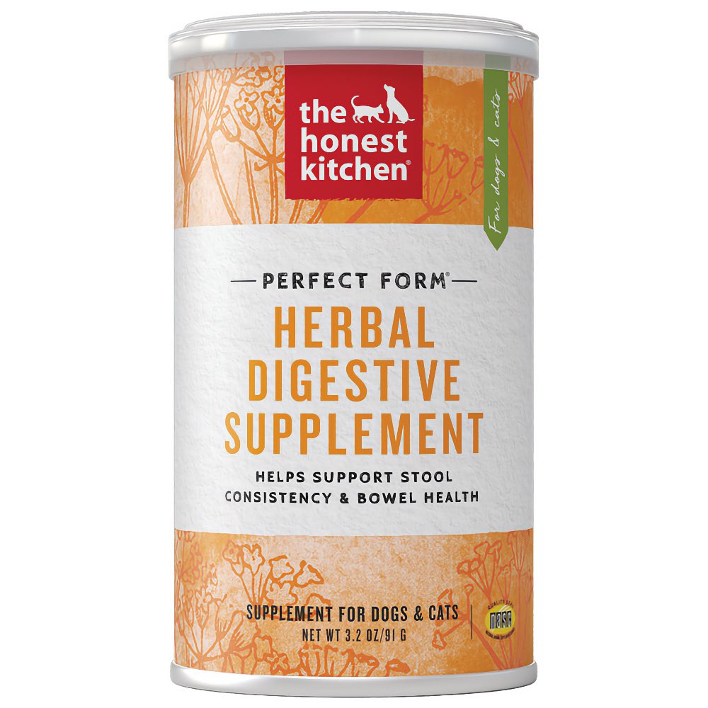 The Honest Kitchen Perfect Form Herbal Digestive Supplement For Dogs & Cats 3.2oz (Exp Apr 2026)