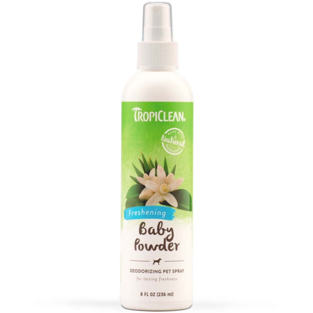 Tropiclean Baby Powder Deodorizing Pet Spray 8oz