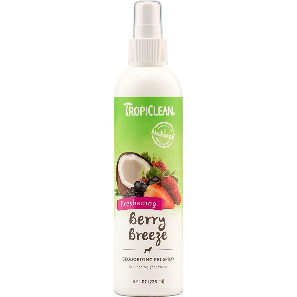 Tropiclean Berry Breeze Deodorizing Pet Spray 8oz