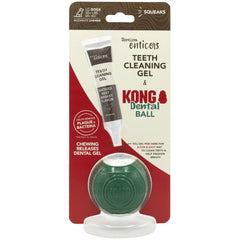 15% OFF:¬¨‚Ä†TropiClean Enticers Teeth Cleaning Gel & Kong Dental Ball Dog Toy (Large)