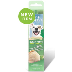Tropiclean Fresh Breath Vanilla Mint Clean Teeth Oral Care Gel For Dogs 2oz