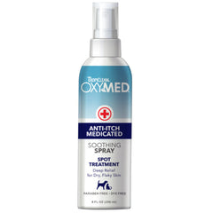 Tropiclean OxyMed Anti-Itch Medicated Spot Treatment Spray for Cats & Dogs 8oz
