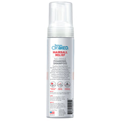 Tropiclean Oxymed Hairball Relief No-Rinse Foaming Waterless Cat Shampoo 7.4oz