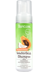 15% OFF: Tropiclean Papaya & Coconut Waterless Dog Shampoo 7.4oz