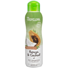15% OFF: Tropiclean Luxury 2-in-1 Papaya & Coconut Pet Shampoo & Conditioner 12oz