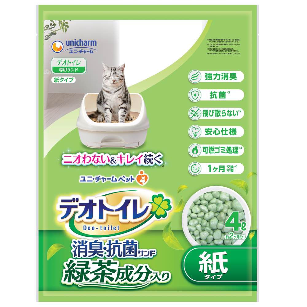 12% OFF: Unicharm Deo-Toilet Paper Pellet Refill 4L (Green Tea Scent)