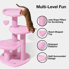 VETRESKA Heartpurrink Climber Cat Tree (4 Platforms)