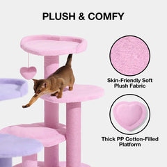 VETRESKA Heartpurrink Climber Cat Tree (4 Platforms)