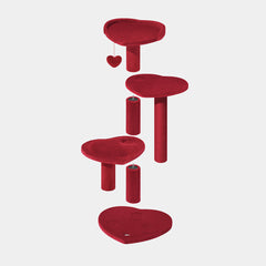 VETRESKA Heartpurrouge Climber Cat Tree (4 Platforms)
