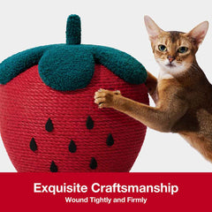 VETRESKA Strawberry Cat Scratching Ball