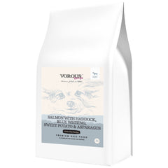 30% OFF + FREE SUPPLEMENT w 10kg: Vorous Salmon With Haddock, Blue Whiting, Sweet Potato & Asparagus Puppy Grain-Free Dry Dog Food
