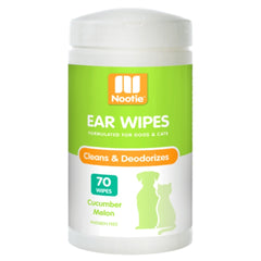 Nootie Cat & Dog Ear Wipes (Cucumber Melon) 70ct