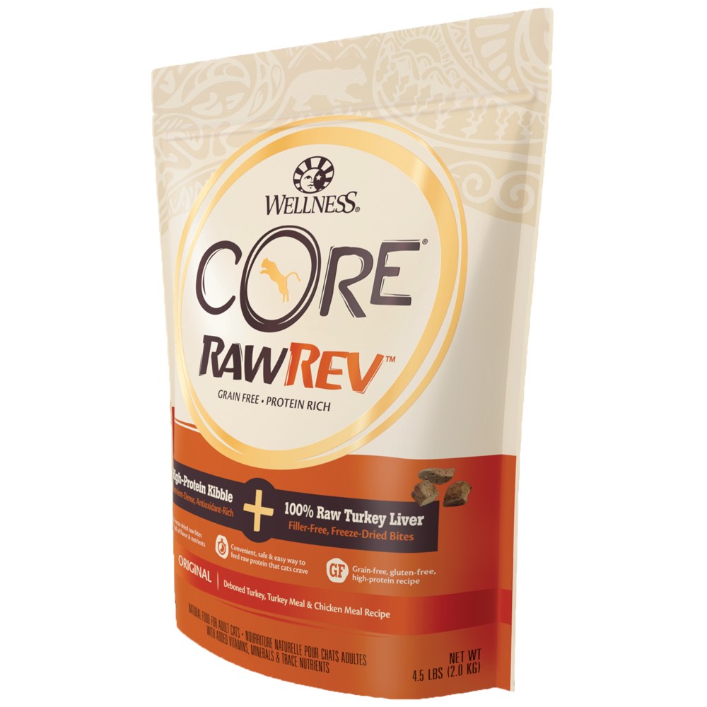 Wellness CORE RawRev Original Grain-Free Dry Cat Food 4.5lb