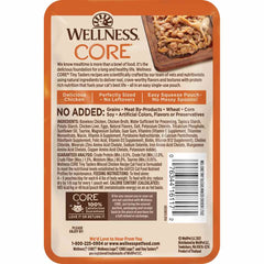 Wellness CORE Tiny Tasters Chicken Minced Grain-Free Adult Pouch Cat Food 1.75oz