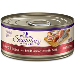 Wellness CORE Signature Selects Flaked Skipjack Tuna & Salmon Grain-Free Canned Cat Food