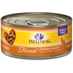 Wellness Complete Health Sliced Chicken Entree Grain-Free Canned Cat Food 156g