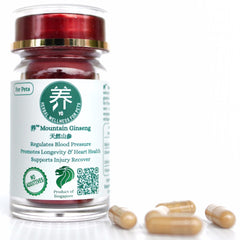 $5 OFF (Exp Feb 2026): Yo Organic Mountain Ginseng Herbal Supplements For Cats & Dogs 30c