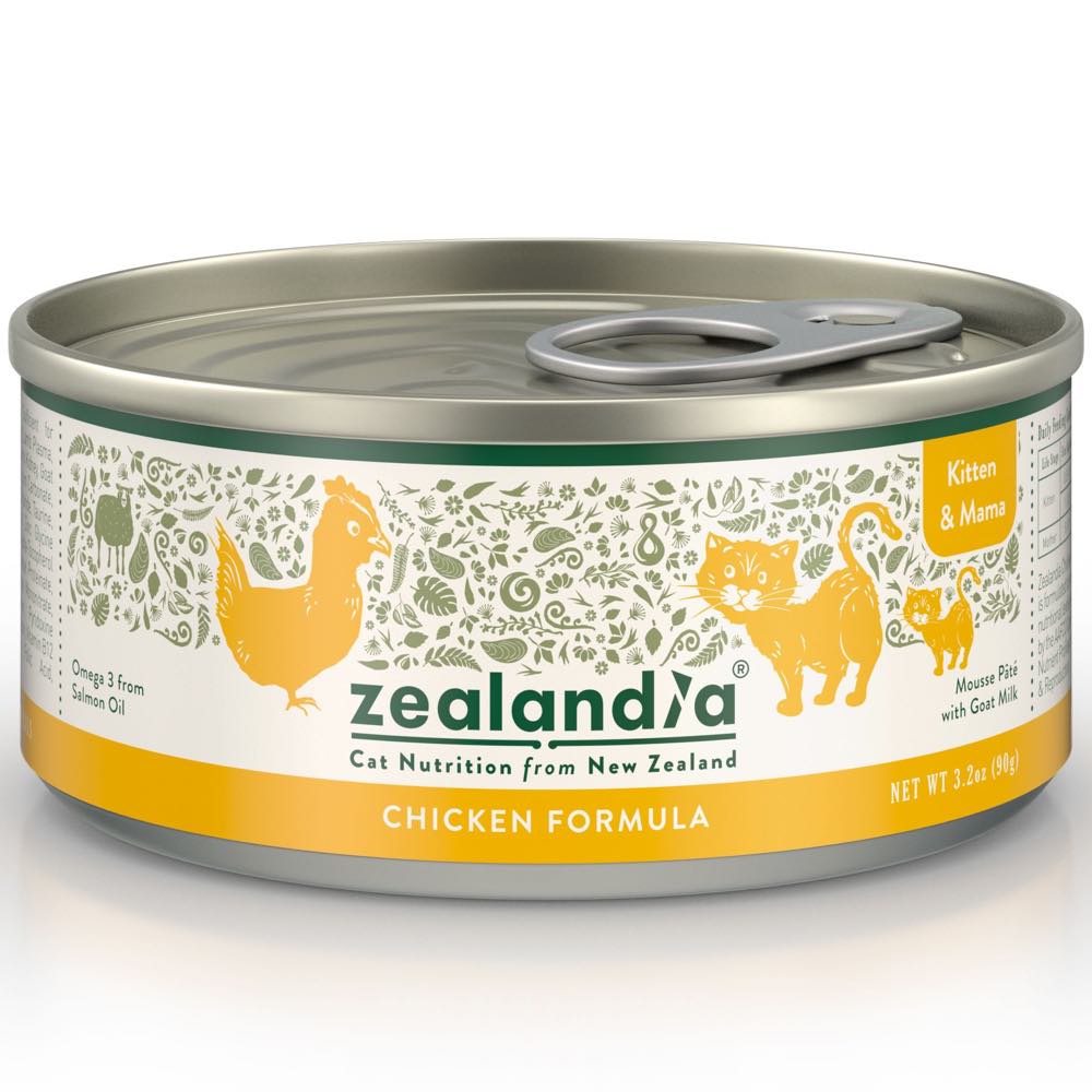 25% OFF (Exp 10Mar26): Zealandia Chicken Mousse Pate Kitten Canned Cat Food 90g