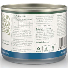 15% OFF: Zealandia Free Range Lamb Canned Dog Food 170g