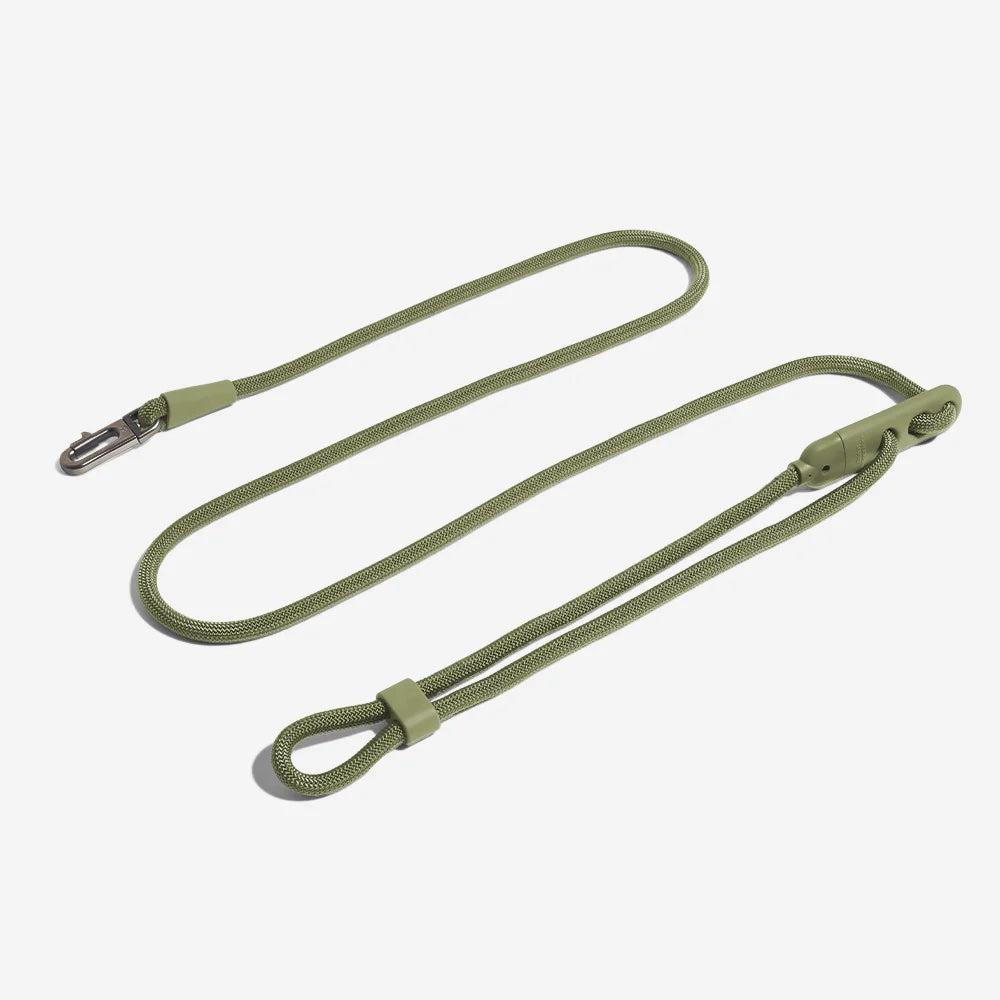 Zee.Dog Army Green Hands Free Rope Dog Leash