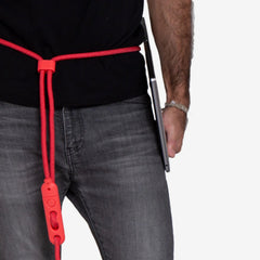 Zee.Dog Neon Coral Hands Free Rope Dog Leash