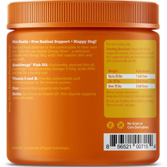 Zesty Paws Omega Bites Chicken Flavor Dog Supplement Chews 90ct