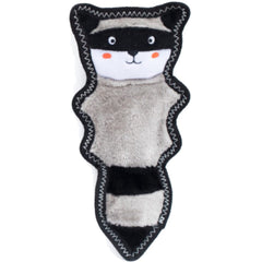 ZippyPaws Z-Stitch Skinny Peltz Raccoon Dog Toy